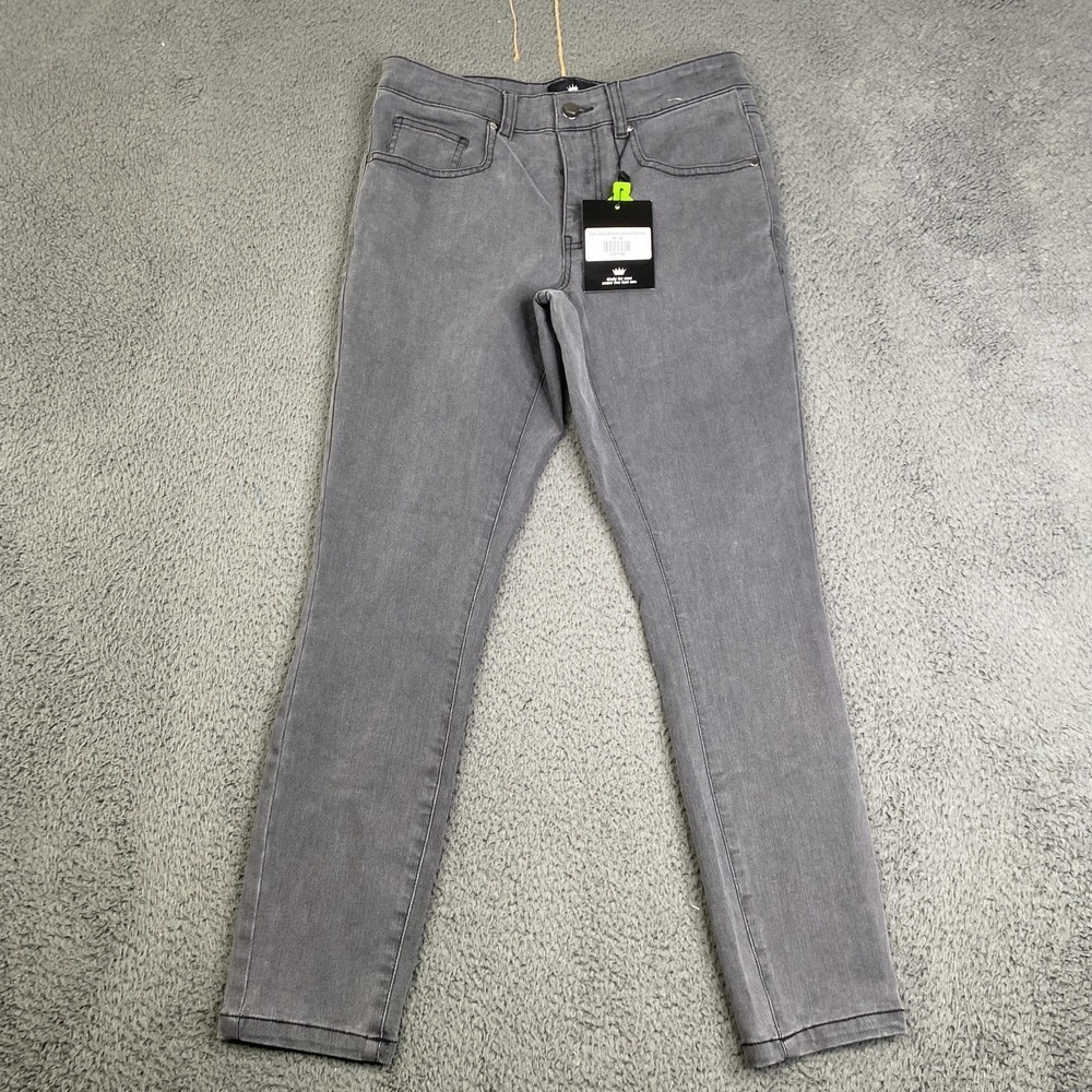 Under 5'10 Jeans Mens 28x26 Charcoal Core Extra Stretch Denim Repreve Recycled
